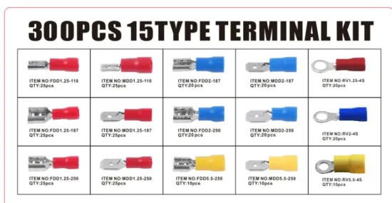 300PCS Electrical Terminals Assortment Kit