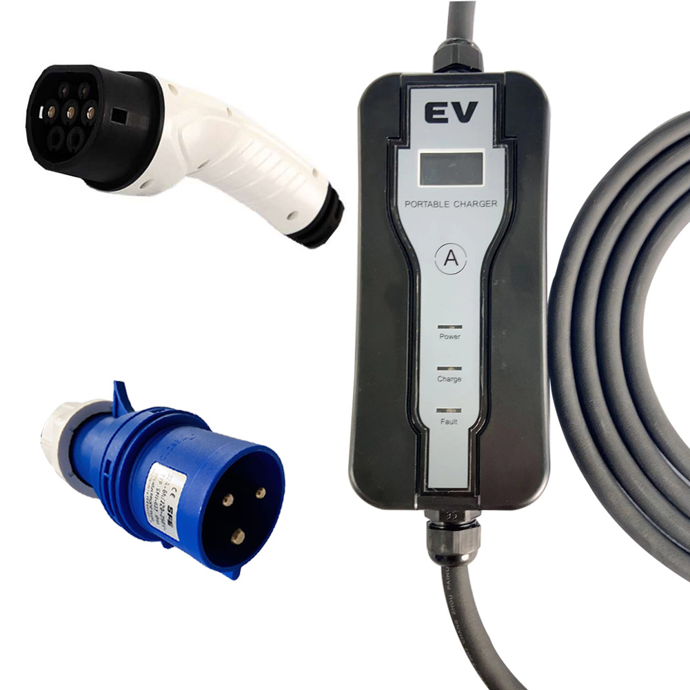 32AMP 250V Type 2 + Electric Car Charger