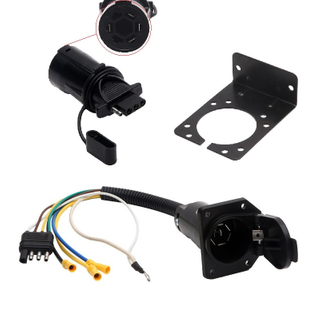 4-7pin Adapter Set Towing Connector for Trcuk / Trailer Use